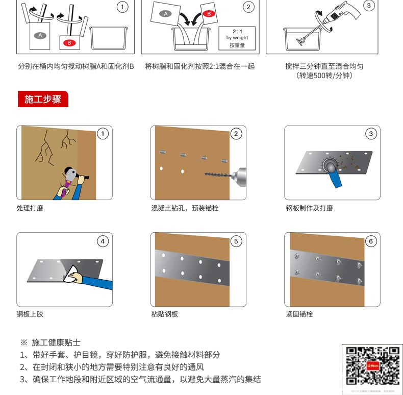 包钢即墨粘钢加固施工过程